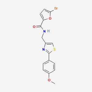 5-bromo-N-{[2-(4-methoxyphenyl)-1,3-thiazol-4-yl]methyl}furan-2-carboxamide