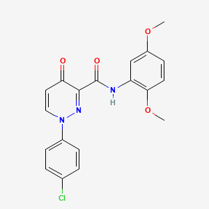 1-(4-chlorophenyl)-N-(2,5-dimethoxyphenyl)-4-oxo-1,4-dihydropyridazine-3-carboxamide