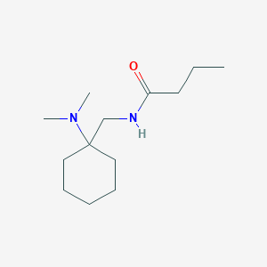 N-{[1-(dimethylamino)cyclohexyl]methyl}butanamide