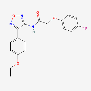 N-[4-(4-ethoxyphenyl)-1,2,5-oxadiazol-3-yl]-2-(4-fluorophenoxy)acetamide