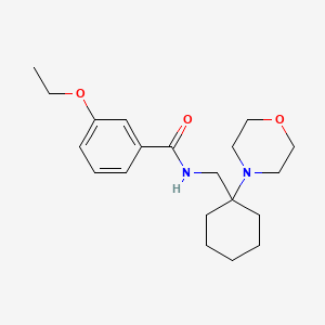 3-ethoxy-N-{[1-(morpholin-4-yl)cyclohexyl]methyl}benzamide