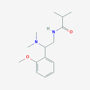 N-[2-(dimethylamino)-2-(2-methoxyphenyl)ethyl]-2-methylpropanamide