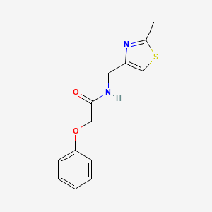 N-[(2-methyl-1,3-thiazol-4-yl)methyl]-2-phenoxyacetamide