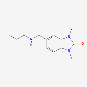 1,3-dimethyl-5-[(propylamino)methyl]-1,3-dihydro-2H-benzimidazol-2-one