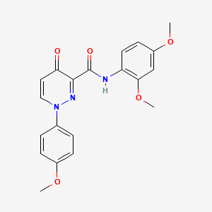 N-(2,4-dimethoxyphenyl)-1-(4-methoxyphenyl)-4-oxo-1,4-dihydropyridazine-3-carboxamide