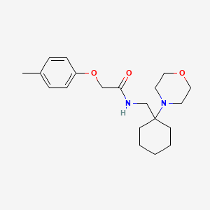 molecular formula C20H30N2O3 B11371967 2-(4-methylphenoxy)-N-{[1-(morpholin-4-yl)cyclohexyl]methyl}acetamide 