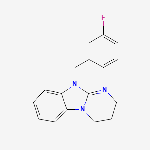 10-(3-Fluorobenzyl)-2,3,4,10-tetrahydropyrimido[1,2-a]benzimidazole