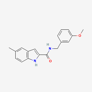 N-(3-methoxybenzyl)-5-methyl-1H-indole-2-carboxamide