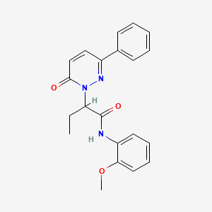 N-(2-methoxyphenyl)-2-(6-oxo-3-phenylpyridazin-1(6H)-yl)butanamide