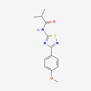 N-[3-(4-methoxyphenyl)-1,2,4-thiadiazol-5-yl]-2-methylpropanamide