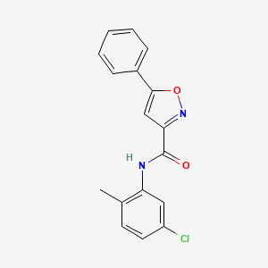 N-(5-chloro-2-methylphenyl)-5-phenyl-1,2-oxazole-3-carboxamide