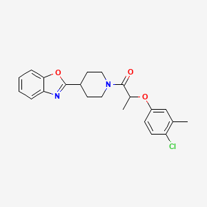 1-[4-(1,3-Benzoxazol-2-yl)piperidin-1-yl]-2-(4-chloro-3-methylphenoxy)propan-1-one