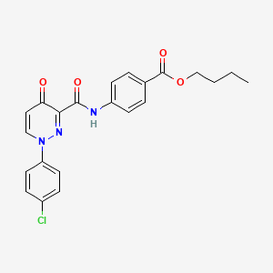 Butyl 4-({[1-(4-chlorophenyl)-4-oxo-1,4-dihydropyridazin-3-yl]carbonyl}amino)benzoate