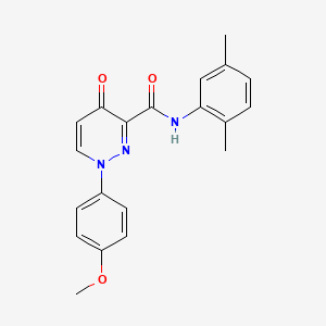 N-(2,5-dimethylphenyl)-1-(4-methoxyphenyl)-4-oxo-1,4-dihydropyridazine-3-carboxamide