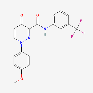 1-(4-methoxyphenyl)-4-oxo-N-[3-(trifluoromethyl)phenyl]-1,4-dihydropyridazine-3-carboxamide