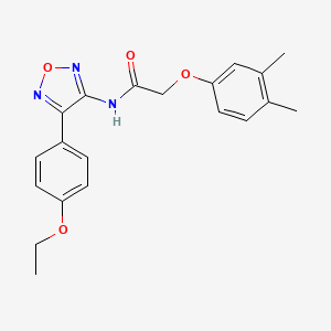 2-(3,4-dimethylphenoxy)-N-[4-(4-ethoxyphenyl)-1,2,5-oxadiazol-3-yl]acetamide