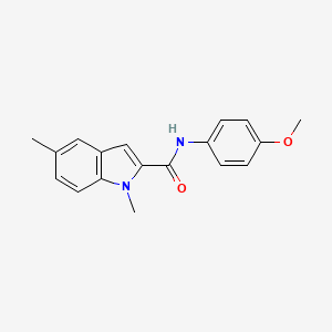 N-(4-methoxyphenyl)-1,5-dimethyl-1H-indole-2-carboxamide