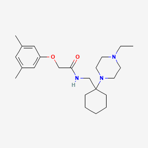 2-(3,5-dimethylphenoxy)-N-{[1-(4-ethylpiperazin-1-yl)cyclohexyl]methyl}acetamide