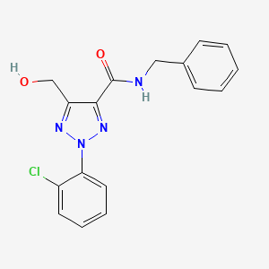 N-benzyl-2-(2-chlorophenyl)-5-(hydroxymethyl)-2H-1,2,3-triazole-4-carboxamide