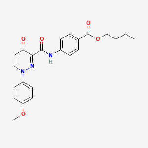 Butyl 4-({[1-(4-methoxyphenyl)-4-oxo-1,4-dihydropyridazin-3-yl]carbonyl}amino)benzoate