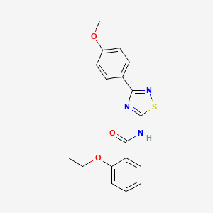 2-ethoxy-N-[3-(4-methoxyphenyl)-1,2,4-thiadiazol-5-yl]benzamide