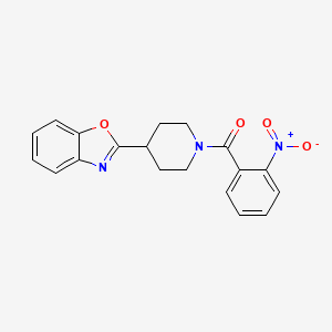 2-[1-(2-Nitrobenzoyl)piperidin-4-yl]-1,3-benzoxazole