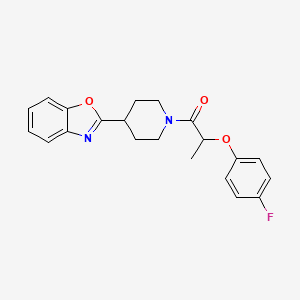 1-[4-(1,3-Benzoxazol-2-yl)piperidin-1-yl]-2-(4-fluorophenoxy)propan-1-one