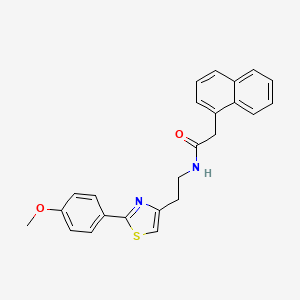 N-{2-[2-(4-methoxyphenyl)-1,3-thiazol-4-yl]ethyl}-2-(naphthalen-1-yl)acetamide