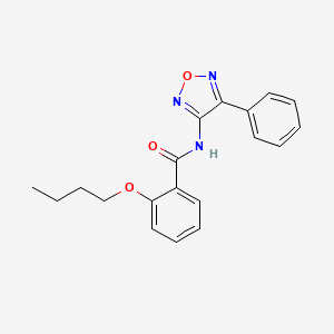 2-butoxy-N-(4-phenyl-1,2,5-oxadiazol-3-yl)benzamide