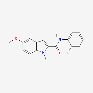 N-(2-fluorophenyl)-5-methoxy-1-methyl-1H-indole-2-carboxamide