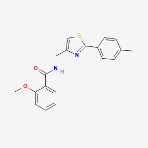 2-methoxy-N-{[2-(4-methylphenyl)-1,3-thiazol-4-yl]methyl}benzamide