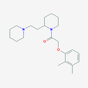 1-[(2,3-Dimethylphenoxy)acetyl]-2-(2-piperidin-1-ylethyl)piperidine