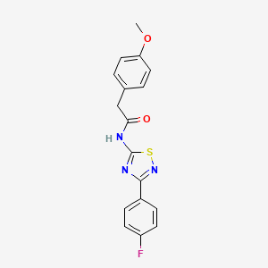 N-[3-(4-fluorophenyl)-1,2,4-thiadiazol-5-yl]-2-(4-methoxyphenyl)acetamide