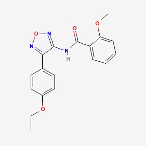 N-[4-(4-ethoxyphenyl)-1,2,5-oxadiazol-3-yl]-2-methoxybenzamide