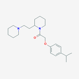 1-[(4-Isopropylphenoxy)acetyl]-2-(2-piperidin-1-ylethyl)piperidine