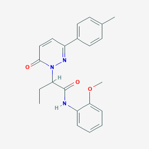 N-(2-methoxyphenyl)-2-[3-(4-methylphenyl)-6-oxopyridazin-1(6H)-yl]butanamide