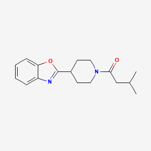 1-[4-(1,3-Benzoxazol-2-yl)piperidin-1-yl]-3-methylbutan-1-one