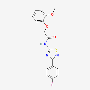 N-[3-(4-fluorophenyl)-1,2,4-thiadiazol-5-yl]-2-(2-methoxyphenoxy)acetamide