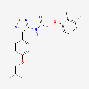 2-(2,3-dimethylphenoxy)-N-{4-[4-(2-methylpropoxy)phenyl]-1,2,5-oxadiazol-3-yl}acetamide