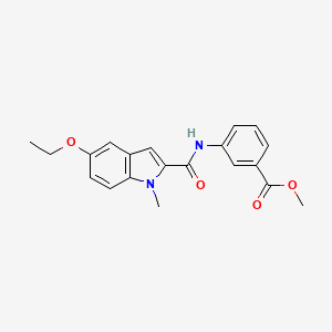 methyl 3-{[(5-ethoxy-1-methyl-1H-indol-2-yl)carbonyl]amino}benzoate