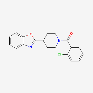 2-[1-(2-Chlorobenzoyl)piperidin-4-yl]-1,3-benzoxazole