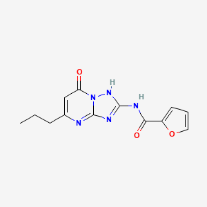 N-(7-oxo-5-propyl-1H-[1,2,4]triazolo[1,5-a]pyrimidin-2-yl)furan-2-carboxamide