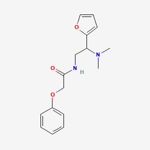 N-[2-(dimethylamino)-2-(furan-2-yl)ethyl]-2-phenoxyacetamide