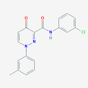 N-(3-chlorophenyl)-1-(3-methylphenyl)-4-oxo-1,4-dihydropyridazine-3-carboxamide