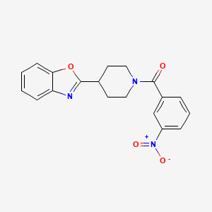 2-[1-(3-Nitrobenzoyl)piperidin-4-yl]-1,3-benzoxazole