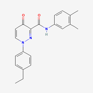 N-(3,4-dimethylphenyl)-1-(4-ethylphenyl)-4-oxo-1,4-dihydropyridazine-3-carboxamide