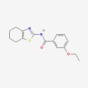 3-ethoxy-N-(4,5,6,7-tetrahydro-1,3-benzothiazol-2-yl)benzamide