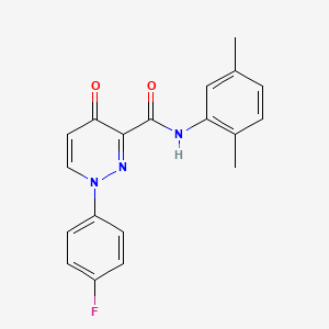 N-(2,5-dimethylphenyl)-1-(4-fluorophenyl)-4-oxo-1,4-dihydropyridazine-3-carboxamide