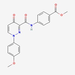 Methyl 4-({[1-(4-methoxyphenyl)-4-oxo-1,4-dihydropyridazin-3-yl]carbonyl}amino)benzoate