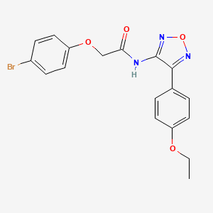 2-(4-bromophenoxy)-N-[4-(4-ethoxyphenyl)-1,2,5-oxadiazol-3-yl]acetamide